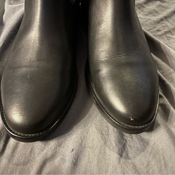 Thursday Boot Co Size 10 Duchess Chelsea Black Leather Pull On Boots EUC - Picture 2 of 12